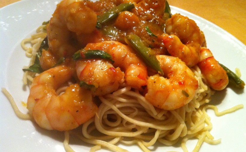 Prawn Curry Noodles